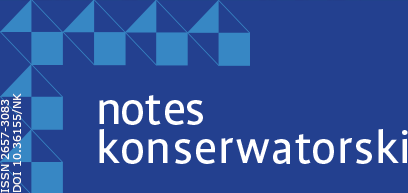 Start: Notes Konserwatorski, ISSN 2657-3083, DOI 10.36155/NK